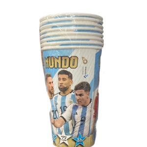 Vasos de Seleccion Argentina x8 - Imagen 3