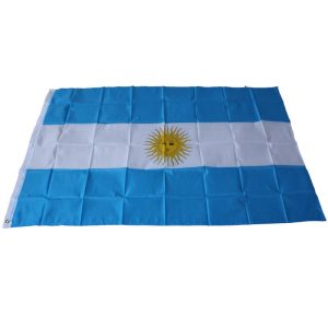 Bandera Argentina de Poliester 150cm x 90cm