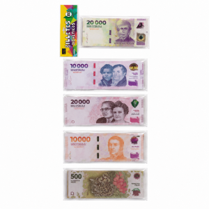 Billetes didacticos pesos (500-20mil) x100