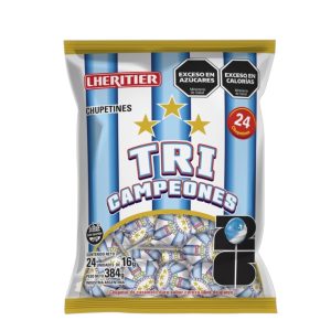 Chupetin tri campeones (24 uni) x1