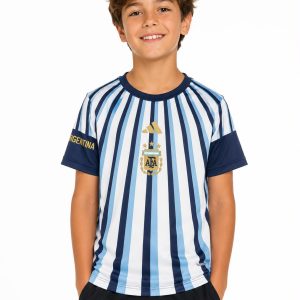 Camiseta Infantil Entrenamiento Seleccion Argentina x1
