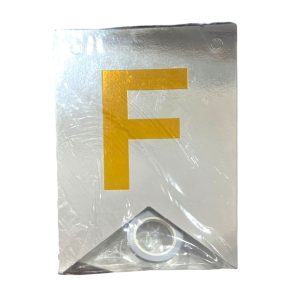 Banderin F.C Glamour plateado x1