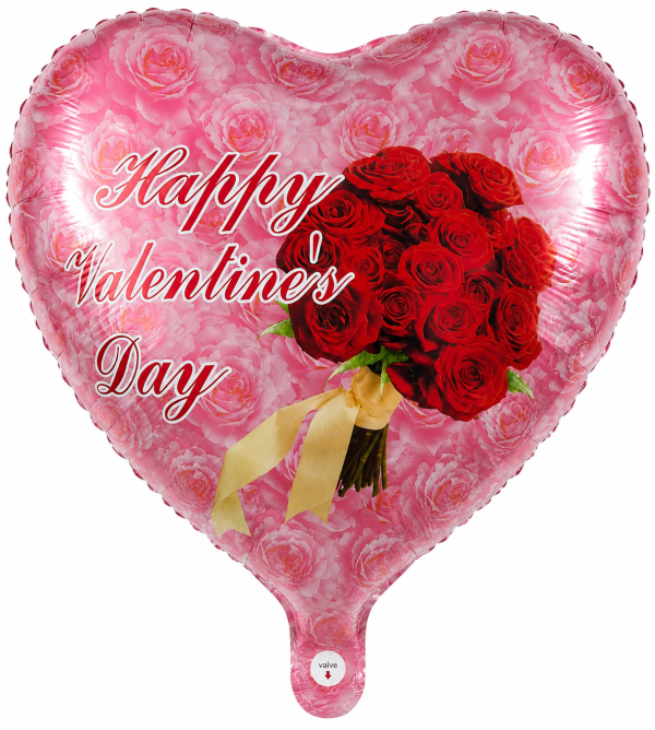 globo happy valentines day