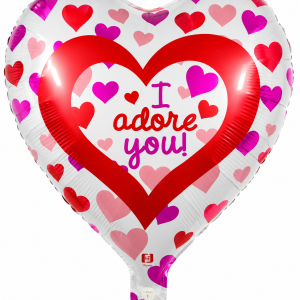 Globo forma corazon i adore you 18" x1