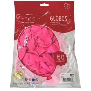 Globo liso x 50 10"- tries - Imagen 11