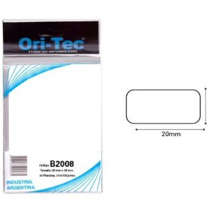 Etiqueta Auto Adhesiva 20x08 (25 planchas) X1