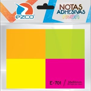 Nota Adhesiva 38x50 Fluo X4