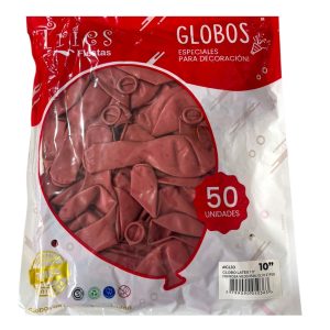 Globo liso x 50 10"- tries - Imagen 12