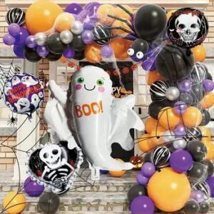 Kit Globos Fantasma Boo Halloween 40pcs x1 - Imagen 1