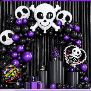 Kit Globos Calavera Halloween 40pcs x1 - Imagen 1