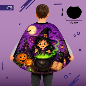 Capa infantil CT Brujita x 1