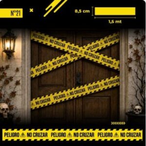 Cinta decorativa CT No cruzar x 1