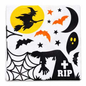 Servilletas Halloween Bruja y Telaraña X20