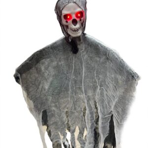 Colgante calavera fantasma luminoso de red