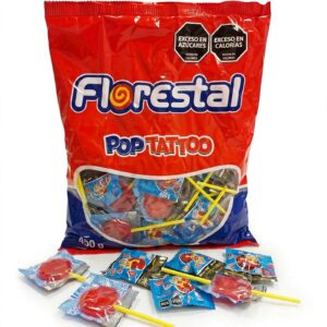 Bolsa de chupetines poptattoo Florestal x 400g